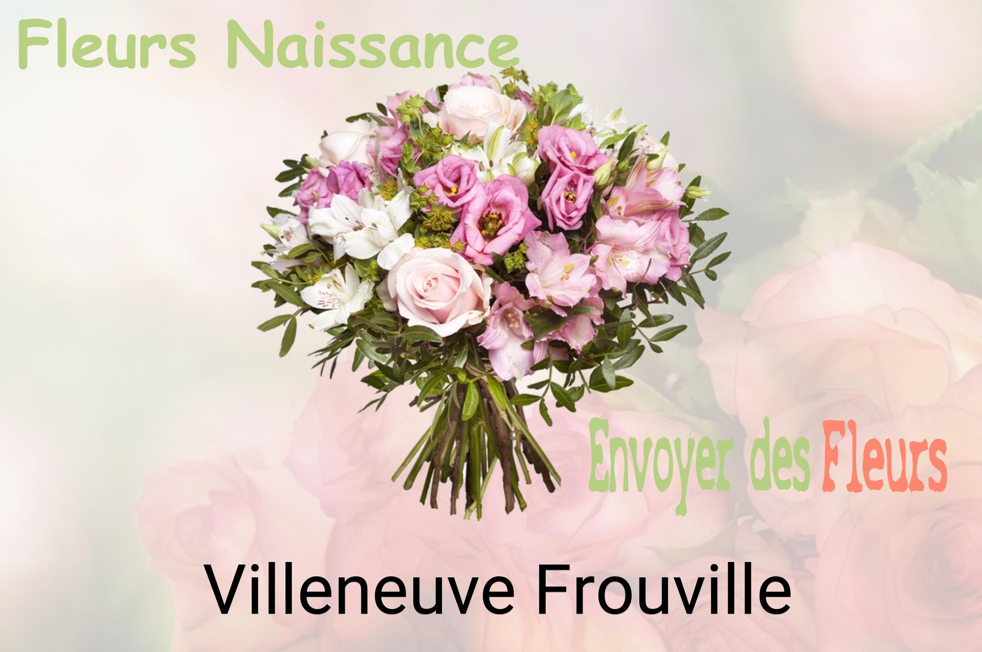 Bouquet de fleurs de naissance livré à Villeneuve-Frouville