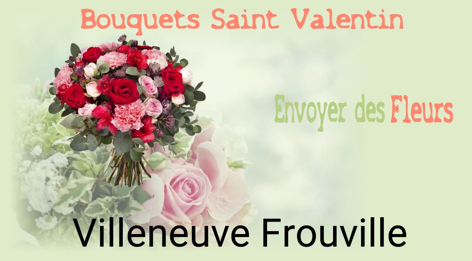 Roses de Saint-Valentin livrées à Villeneuve-Frouville